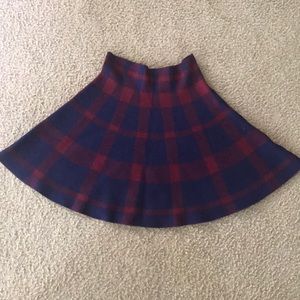 Plaid Skater Skirt